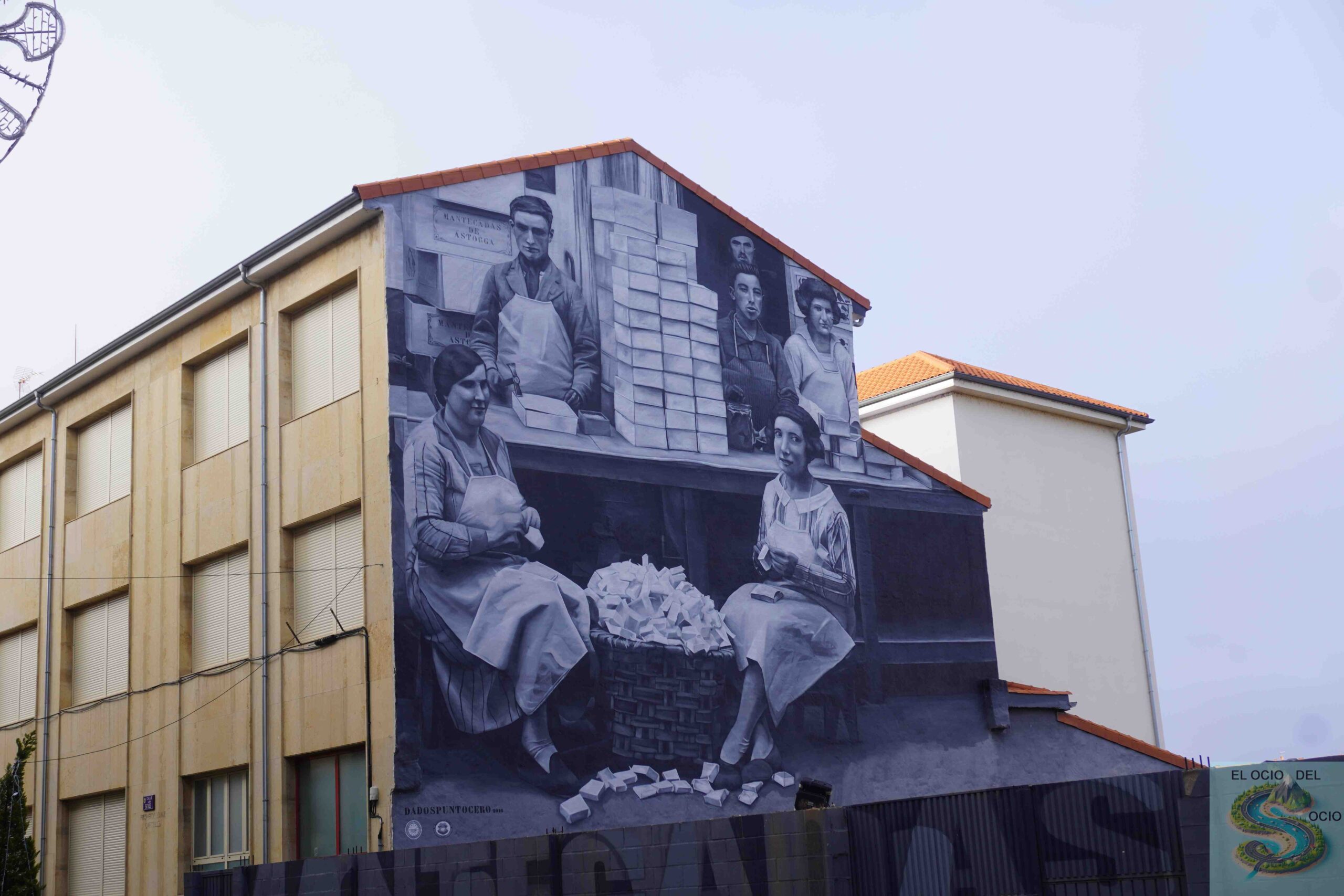 Mural cajilleras, Astorga, Castilla y León, España