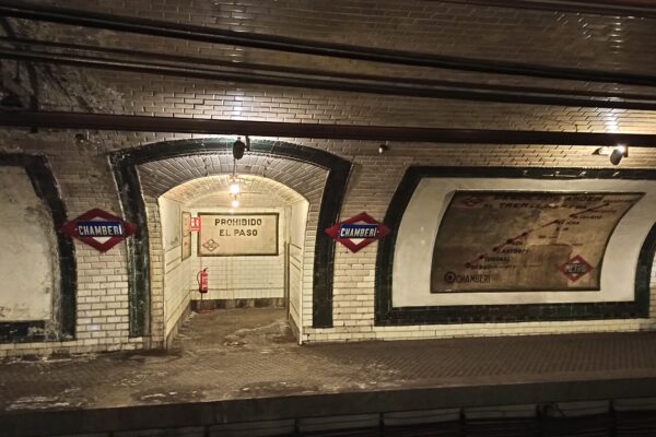 Metro de Madrid Estación fantasma Chamberí Museo Andén Cero