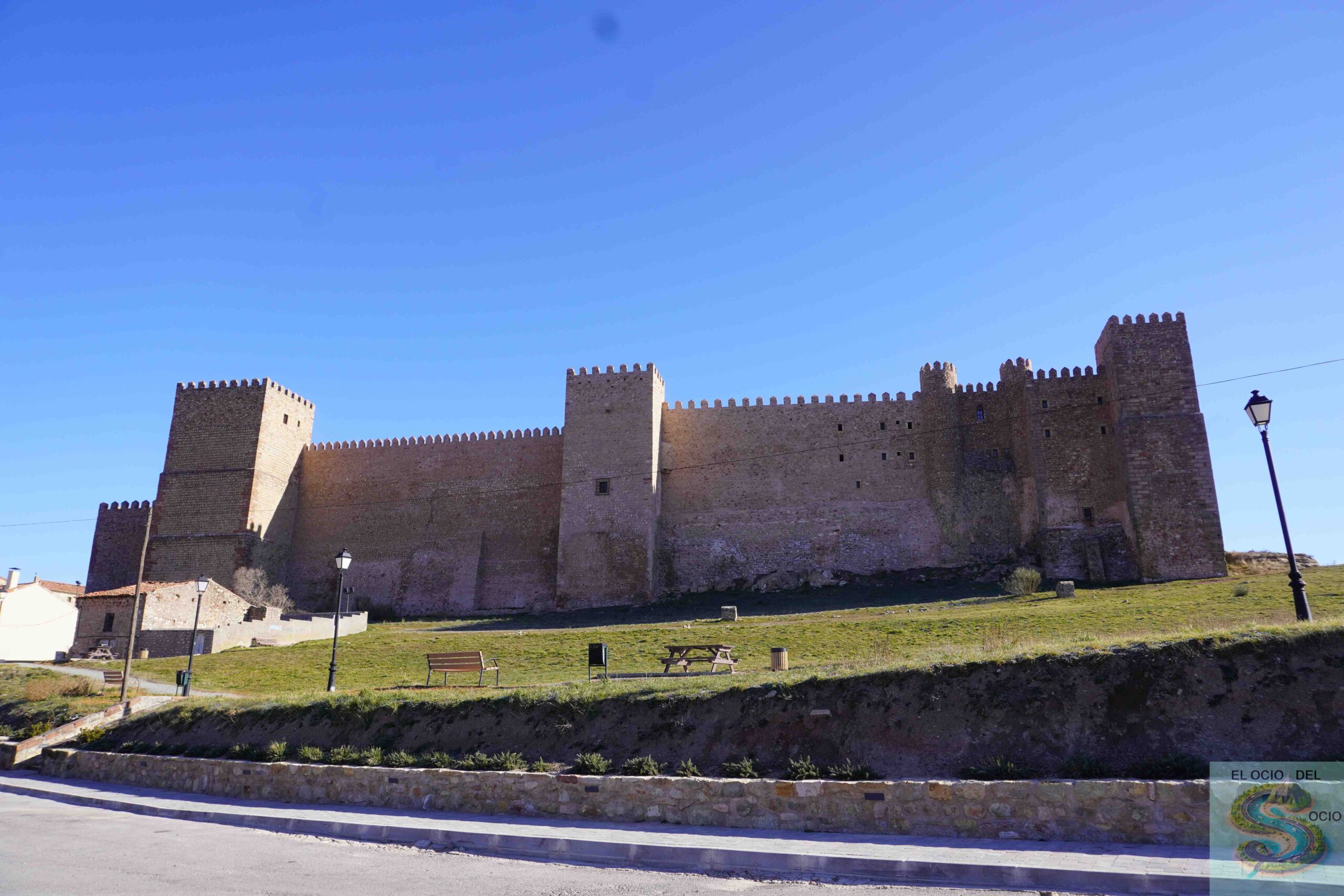 Castillo de los Obispos, en Sigüenza, Guadalajara, España