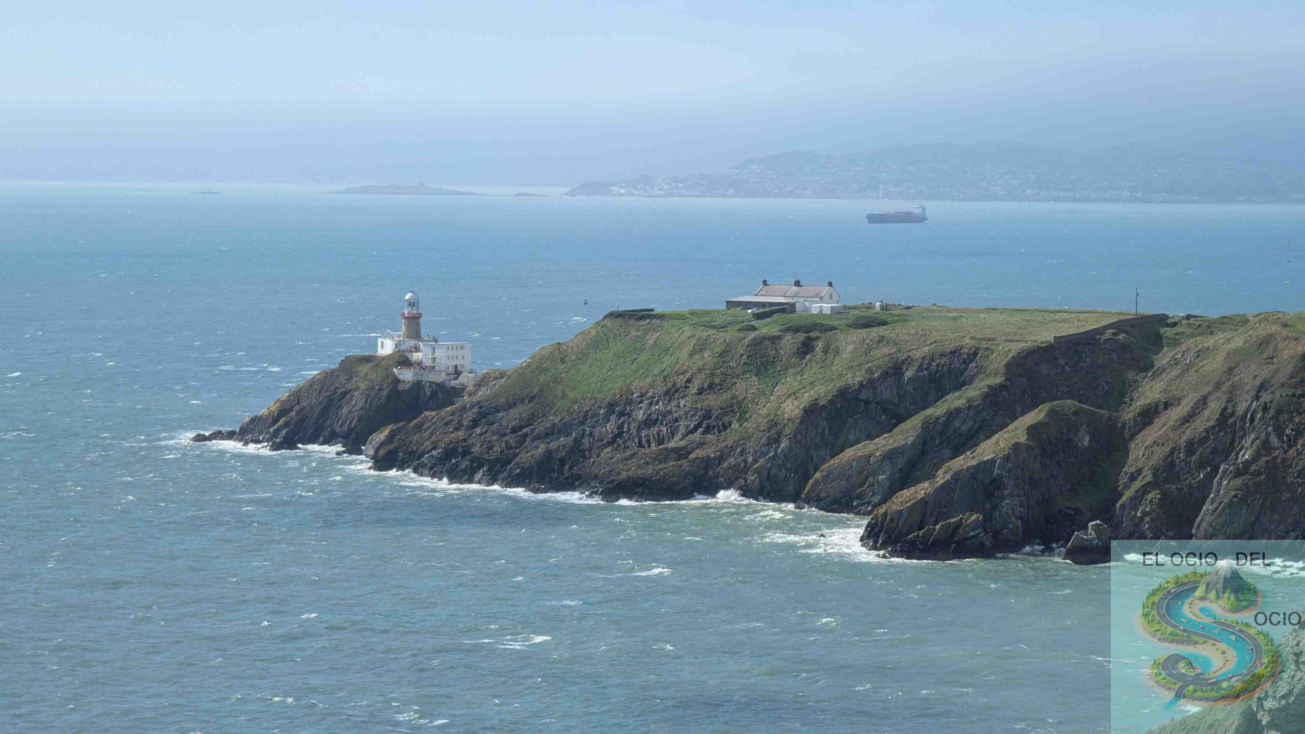 Faro de Baily, Howth Cliff Walk, acantilado de Howth, Irlanda