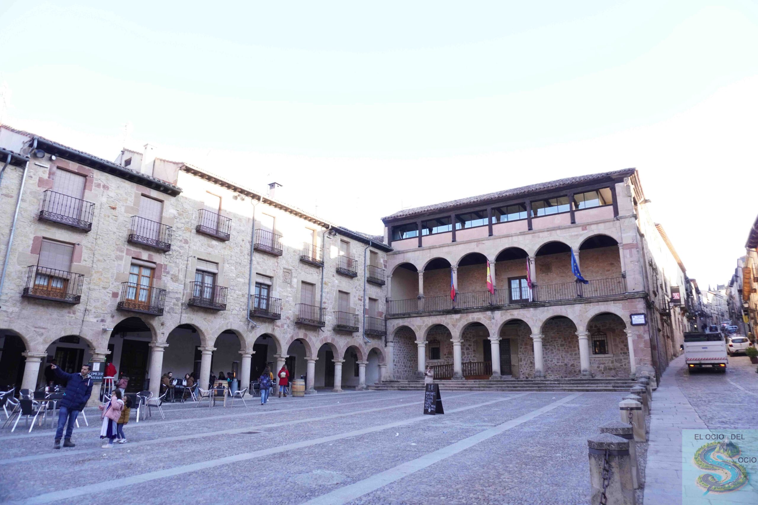 Plaza Mayor de Sigüenza, Guadalajara, España